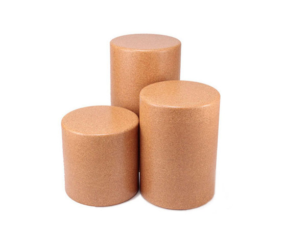 Solid Cork Round Tables | Beistelltische | Pfeifer Studio