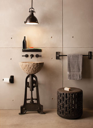 Industrial Pedestal | Lavabos | Stone Forest