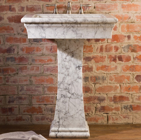 Medium Bordeaux Pedestal Sink | Lavabos | Stone Forest