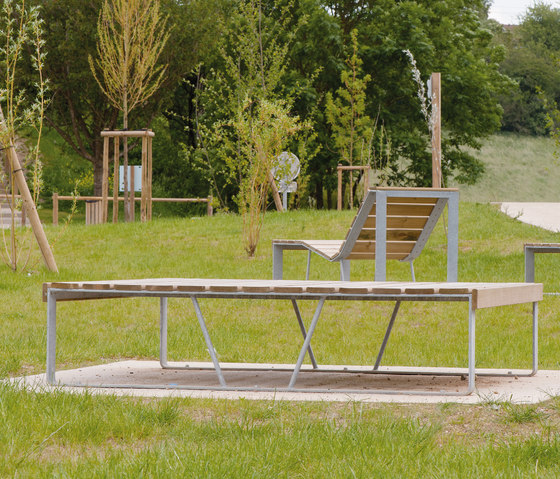 Atlantique large backless bench | Bancos | AREA
