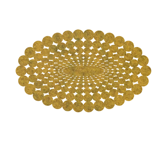 Polka | 360 Oval Floor Mat Medium | Tappeti / Tappeti design | FilzFelt