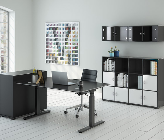 Flow Sit/Stand Desk | Desks | Cube Design
