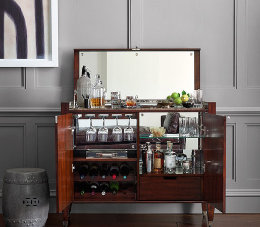 Nero Bar Cabinet | Drinks cabinets | Distributed by Williams-Sonoma, Inc. TO THE TRADE