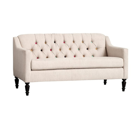 PB Teen l Tufted Sofette | Sofás | Distributed by Williams-Sonoma, Inc. TO THE TRADE