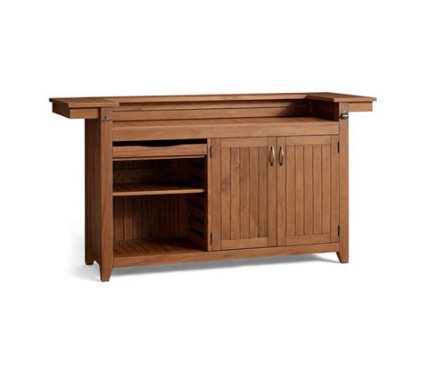 Hampstead Teak Ultimate Bar | Standing tables | Distributed by Williams-Sonoma, Inc. TO THE TRADE