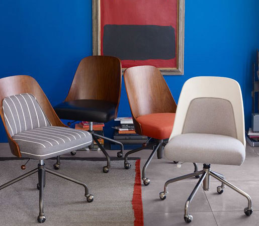 Bentwood Office Chair and Cushion | Stühle | Distributed by Williams-Sonoma, Inc. TO THE TRADE