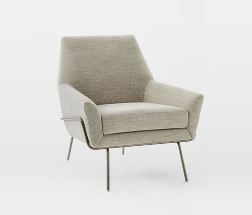 Lucas Wire Base Chair | Poltrone | Distributed by Williams-Sonoma, Inc. TO THE TRADE