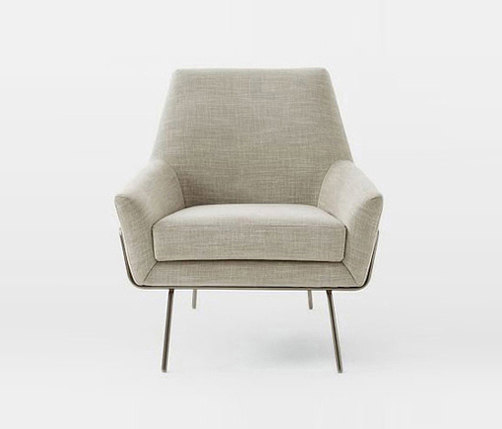 Lucas Wire Base Chair | Sessel | Distributed by Williams-Sonoma, Inc. TO THE TRADE
