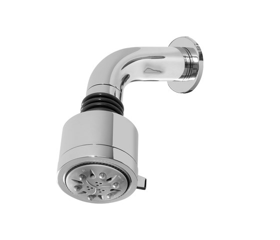 M.E. 25 - Shower head 5-function with shower arm - complete set | Shower controls | Graff