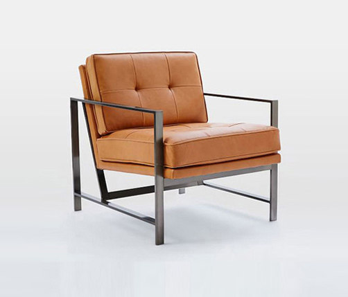 Metal Frame Leather Chair | Armchairs | Distributed by Williams-Sonoma, Inc. TO THE TRADE