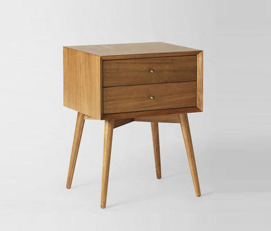 Mid-Century Nightstand - Acorn | Nachttische | Distributed by Williams-Sonoma, Inc. TO THE TRADE