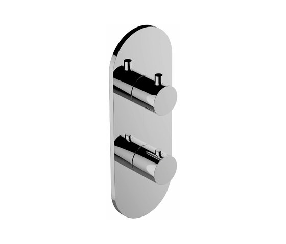 Aqua-Sense - 3/4" concealed thermostatic and 3-Way Diverter - exposed parts | Shower controls | Graff