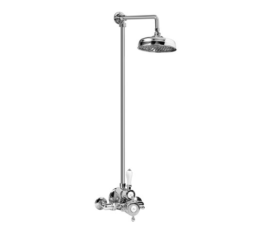 Canterbury - Thermostatic wall-mounted shower system with showerhead | Shower controls | Graff