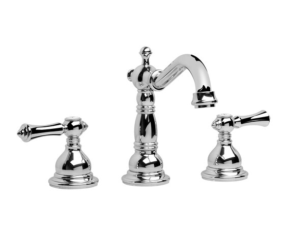 Nantucket - Three-hole washbasin mixer | Wash basin taps | Graff