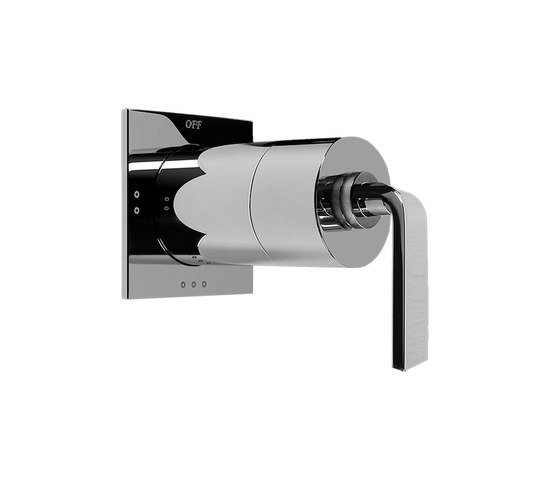 Immersion - 1/2" concealed 4-way diverter - exposed parts | Grifería para duchas | Graff