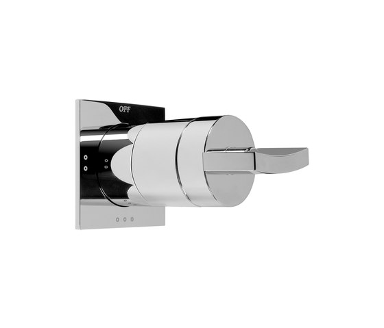 Luna - 1/2" concealed 4-way diverter for concealed shower mixers - exposed parts | Grifería para duchas | Graff