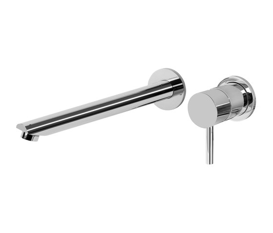 M.E. 25 - Wall-mounted basin mixer with 23,5cm spout - exposed parts | Robinetterie pour lavabo | Graff