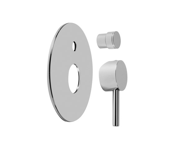 M.E. 25 - Concealed shower mixer with diverter 1/2" - exposed parts | Shower controls | Graff