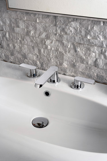 Phase - Three-hole washbasin mixer | Wash basin taps | Graff