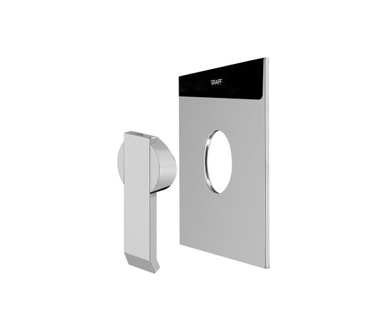 Qubic - Concealed shower mixer 1/2" - exposed parts | Shower controls | Graff