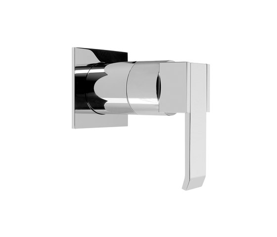 Qubic - 3/4" concealed cut-off valve - exposed parts | Shower controls | Graff
