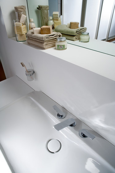 Sento - Three-hole washbasin mixer | Wash basin taps | Graff