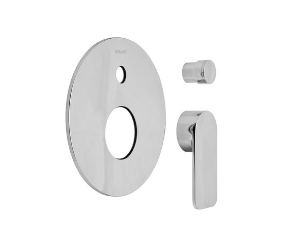 Sento - Concealed shower mixer with diverter 1/2" - exposed parts | Grifería para duchas | Graff