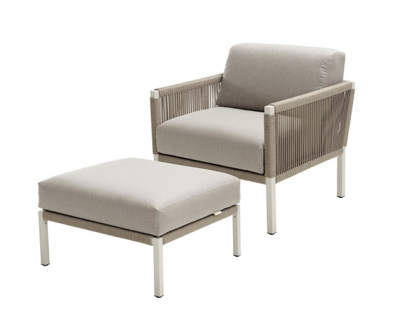 Club Lounge Chair and Footstool | Armchairs | solpuri