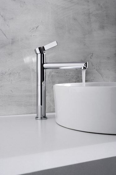 Terra - Single lever basin mixer high - 16,5cm spout | Wash basin taps | Graff