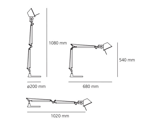 Tolomeo Mini LED Tischleuchte | Tischleuchten | Artemide