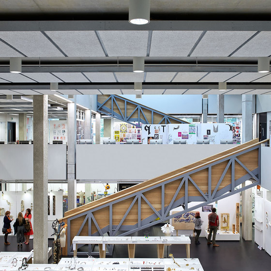 Troldtekt | Applications | Manchester School of Art | Acoustic ceiling systems | Troldtekt