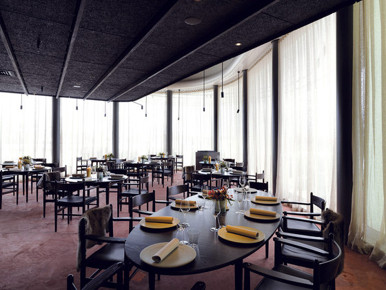 Troldtekt | Applications |NOMA restaurant | Acoustic ceiling systems | Troldtekt