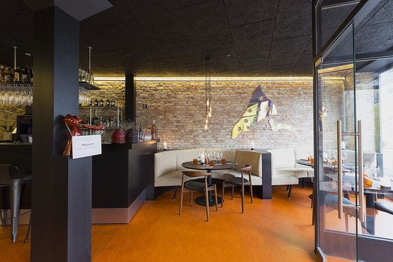 Troldtekt | Applications | Tabu restaurant | Acoustic ceiling systems | Troldtekt