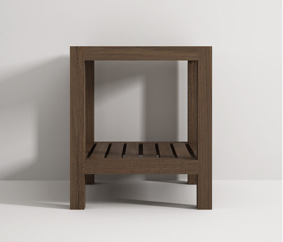 Stool with shelf | Bath stools / benches | Idi Studio