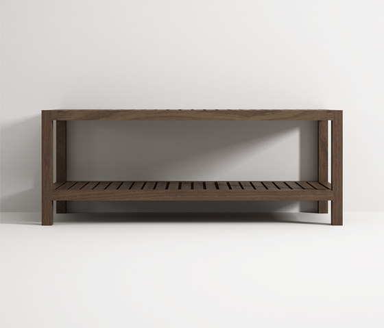 Bench with shelf | Bath stools / benches | Idi Studio