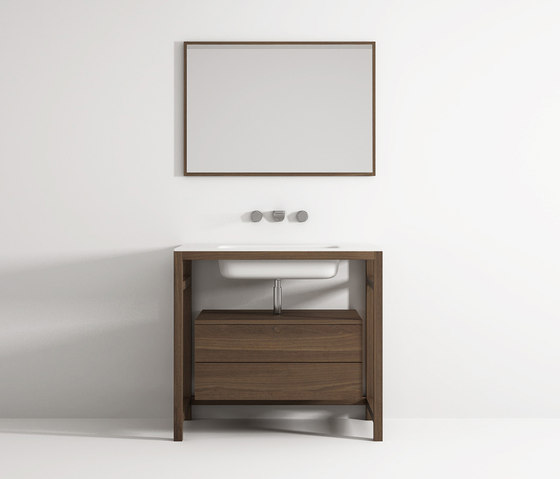 Âme cabinet 2 drawers integrated washbasin | Wash basins | Idi Studio