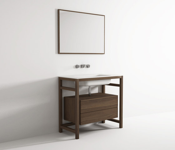 Âme cabinet 2 drawers integrated washbasin | Lavabos | Idi Studio