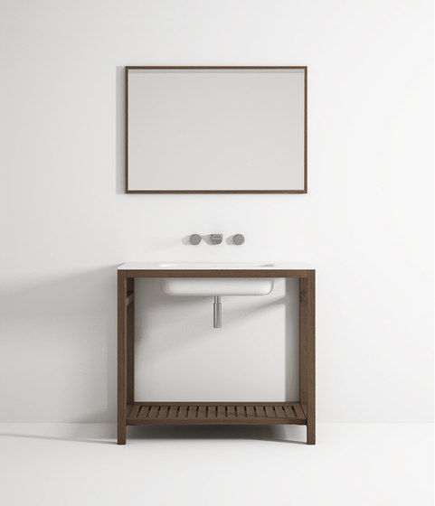 Âme cabinet 1 shelf integrated washbasin | Waschtische | Idi Studio