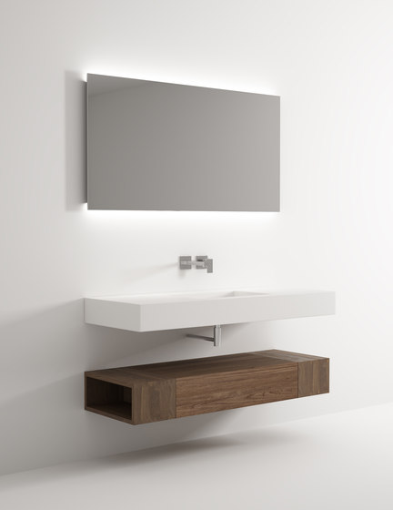 Iceberg cabinet 1 drawer 2 racks washbasin | Lavabi | Idi Studio