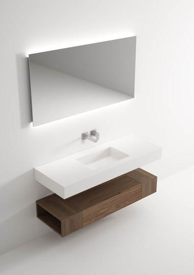 Iceberg cabinet 1 drawer 2 racks washbasin | Lavabi | Idi Studio