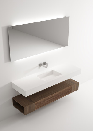 Iceberg cabinet 1 drawer 2 racks washbasin | Lavabos | Idi Studio