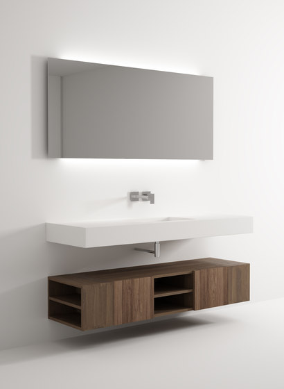 Iceberg cabinet 2 doors 6 racks washbasin | Lavabi | Idi Studio