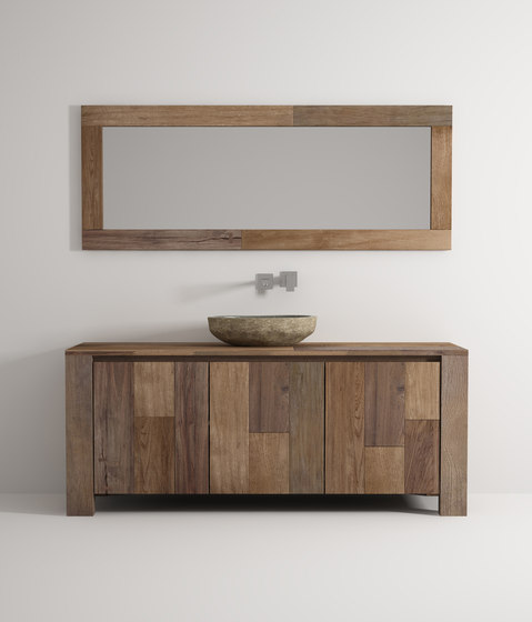 Organic cabinet 3 doors | Meubles sous-lavabo | Idi Studio