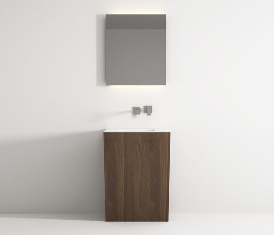 Root standing cabinet 6 racks integrated washbasin | Mobili lavabo | Idi Studio