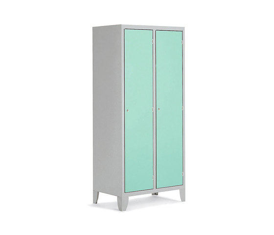 HPL | 2 doors locker with partition | Spinde / Schliessfächer | Dieffebi