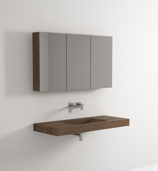 Solid single wooden basin | Wash basins | Idi Studio