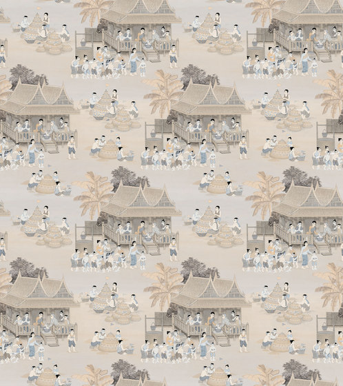 RATCHA - Asia style wallpaper MUZE 204-102 | Drapery fabrics | e-Delux
