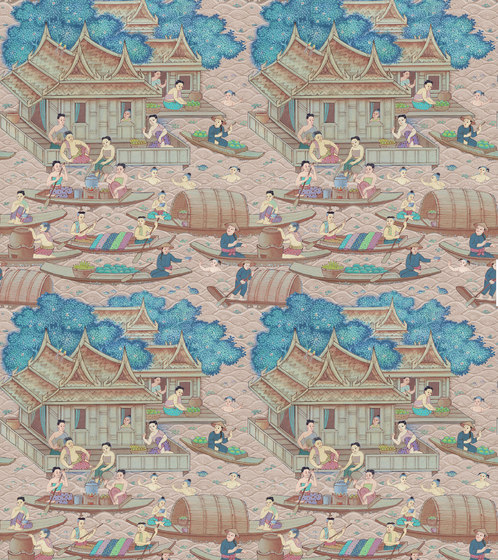 RATCHA - Asia style wallpaper MUZE 204-202 | Drapery fabrics | e-Delux