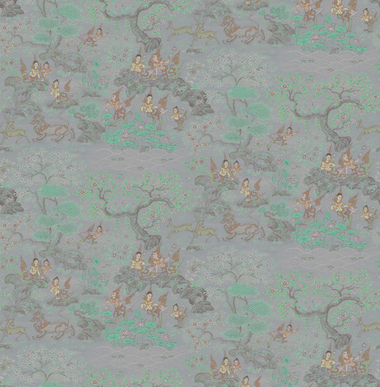 RATCHA - Asia style wallpaper MUZE 204-502 | Drapery fabrics | e-Delux