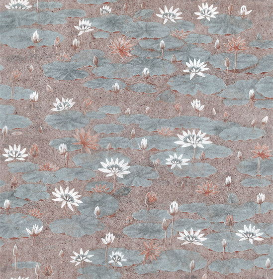 RATCHA - Papier peint style asiatique MUZE 204-601 | Tissus de décoration | e-Delux